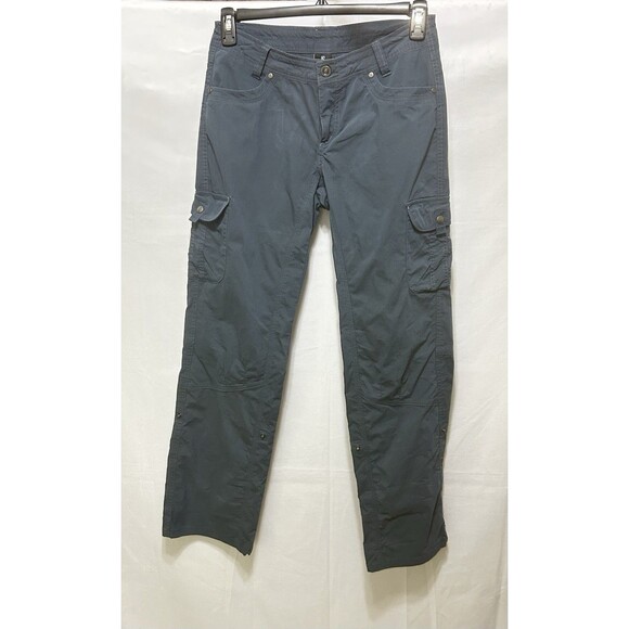 KUHL Womens 8 Blue Outdoor Travel Ankle Roll Pants - Picture 1 of 13